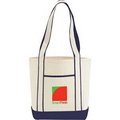 Top Sail Cotton Boat Tote Bag